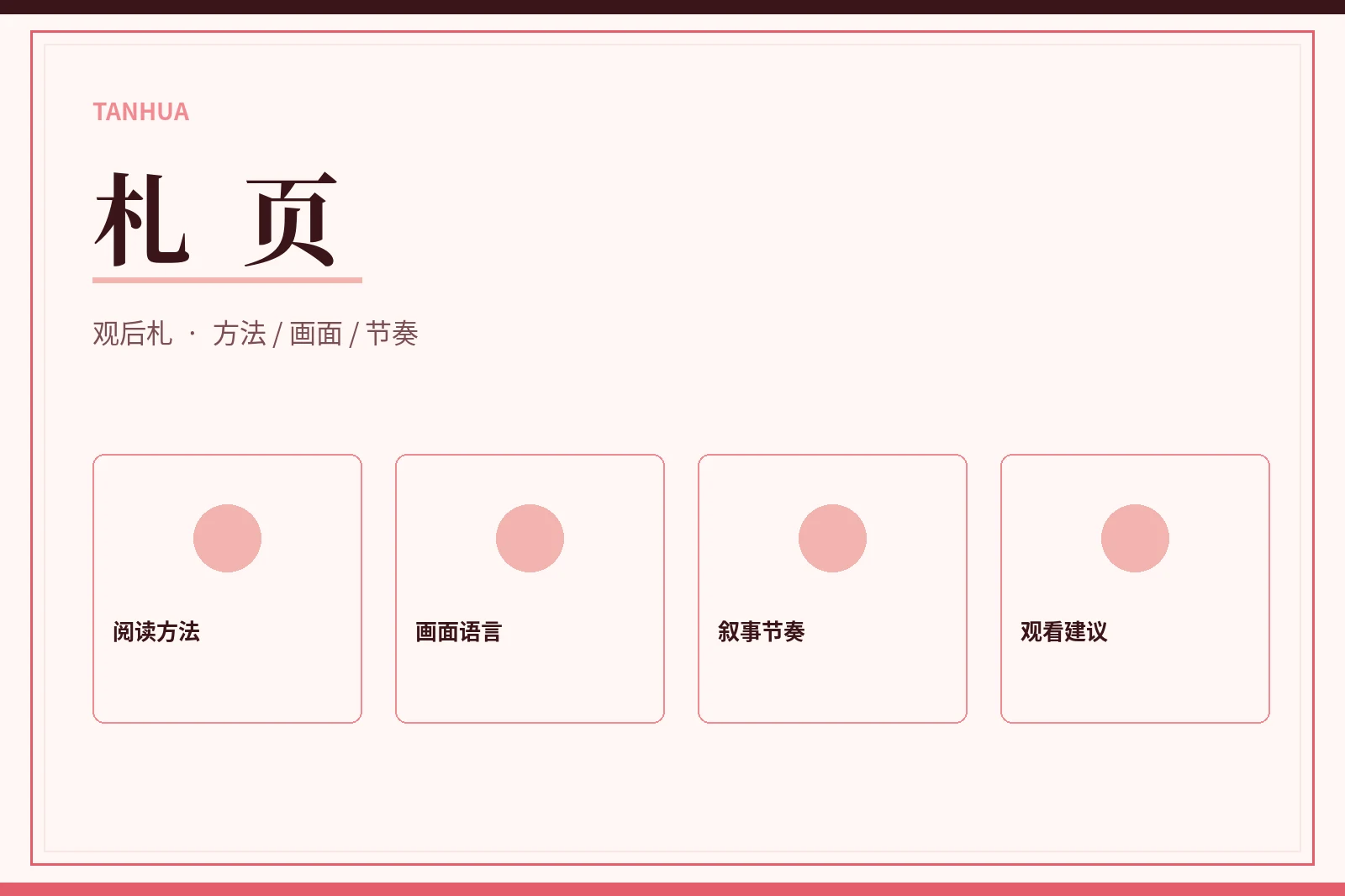 阅读与观察手记